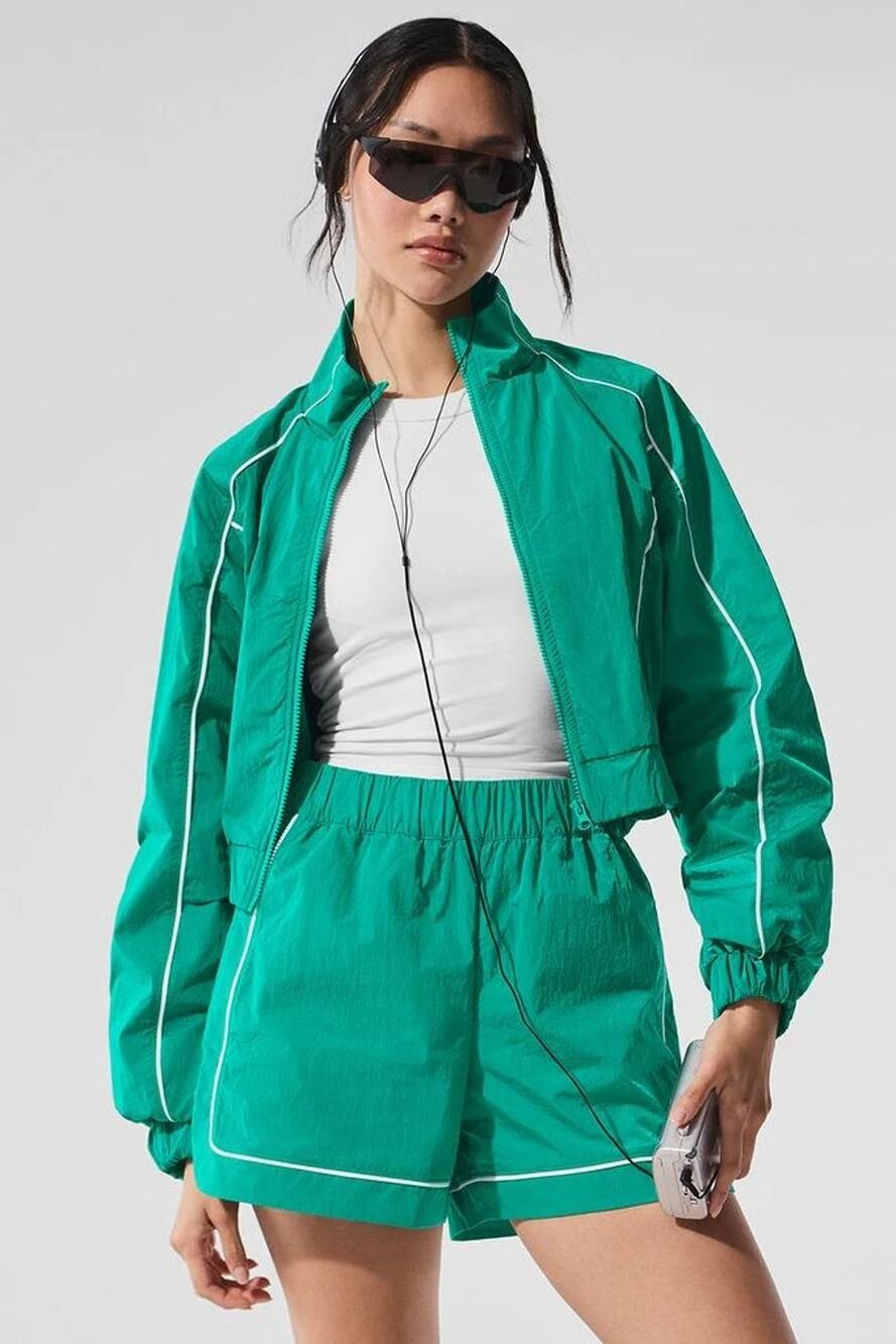 Alo Yoga Motivate Full-Zip Track Activewear Jacket - XS